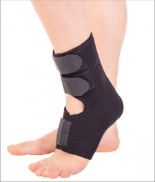 SRT310 MALLEOFIX, ORTEZÄ‚ GLEZNÄ‚ MOBILÄ‚ CU ÃŽNCHIDERE ANTERIOARÄ‚ ÅžI PERNIÅ¢E LATERALE 