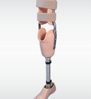 Proteza de gamba modulara cu manson de prindere pe coapsa